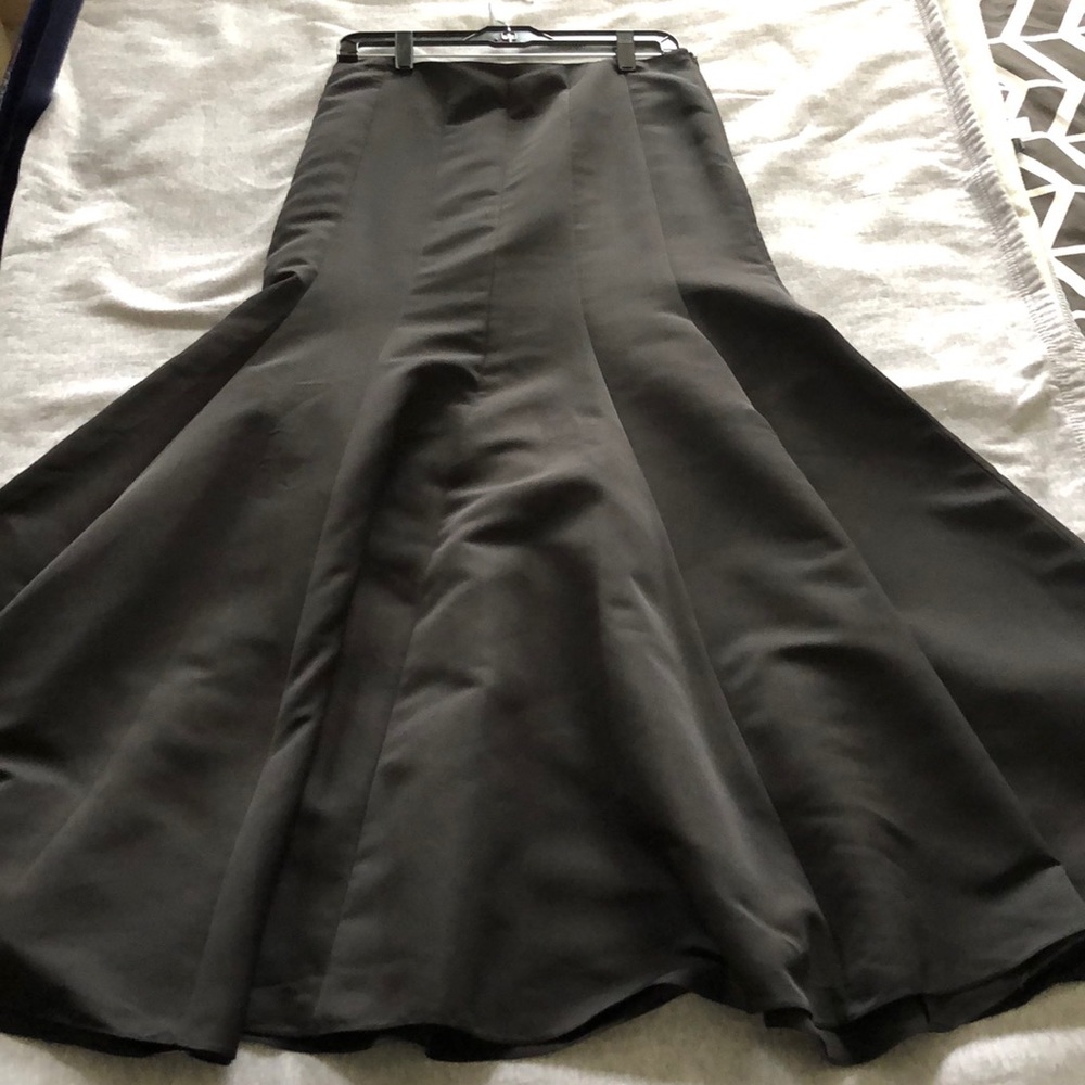 Vintage floor length Loft black skirt